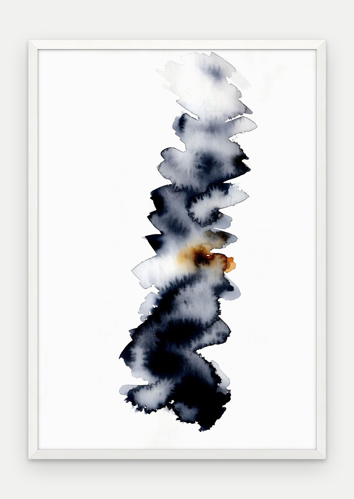 Plakat Spływ w ramie, oprawa: drewno białe, format 70 × 100 cm