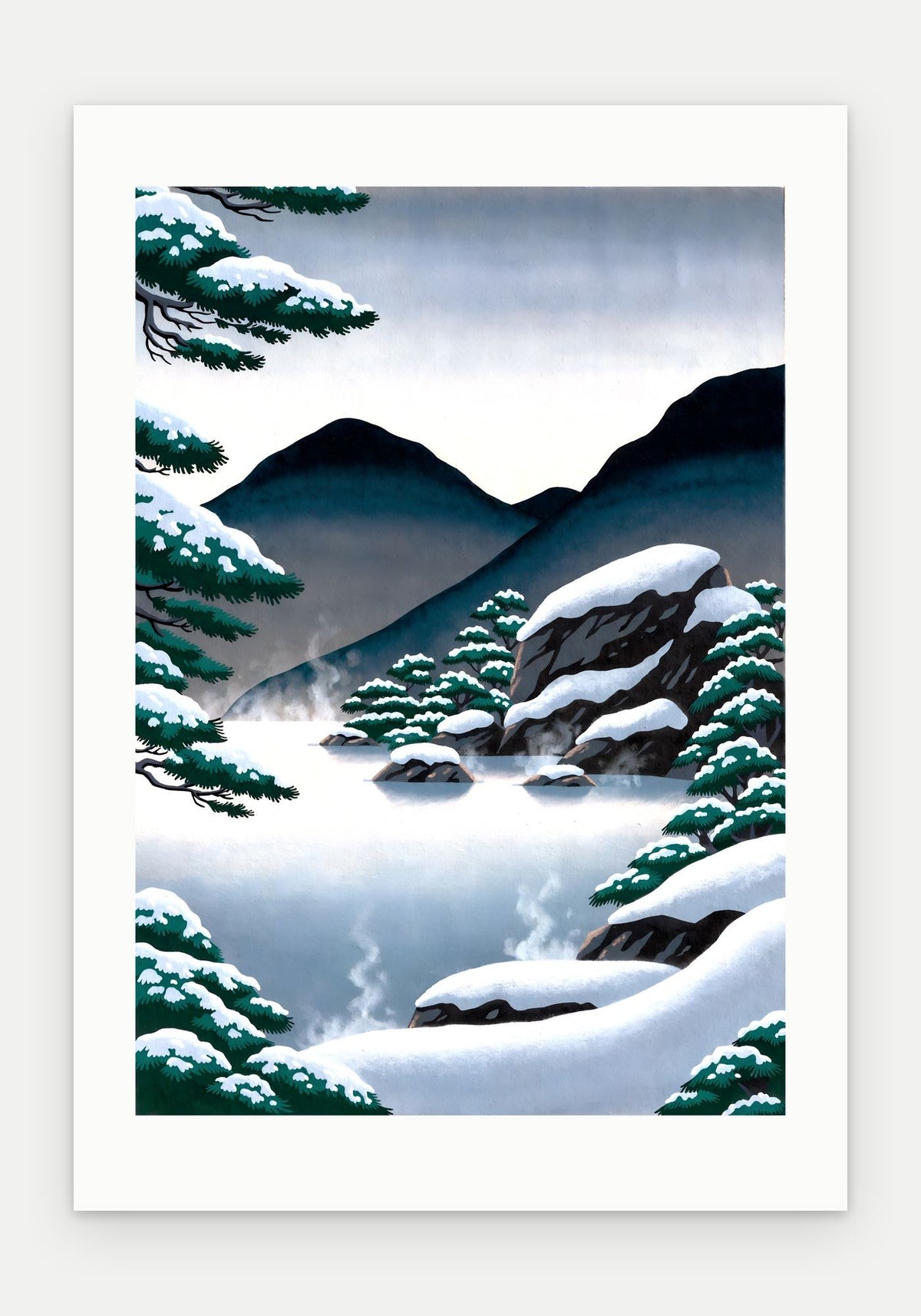 Plakat Źródło bez oprawy, z passe-partout, format 70 × 100 cm