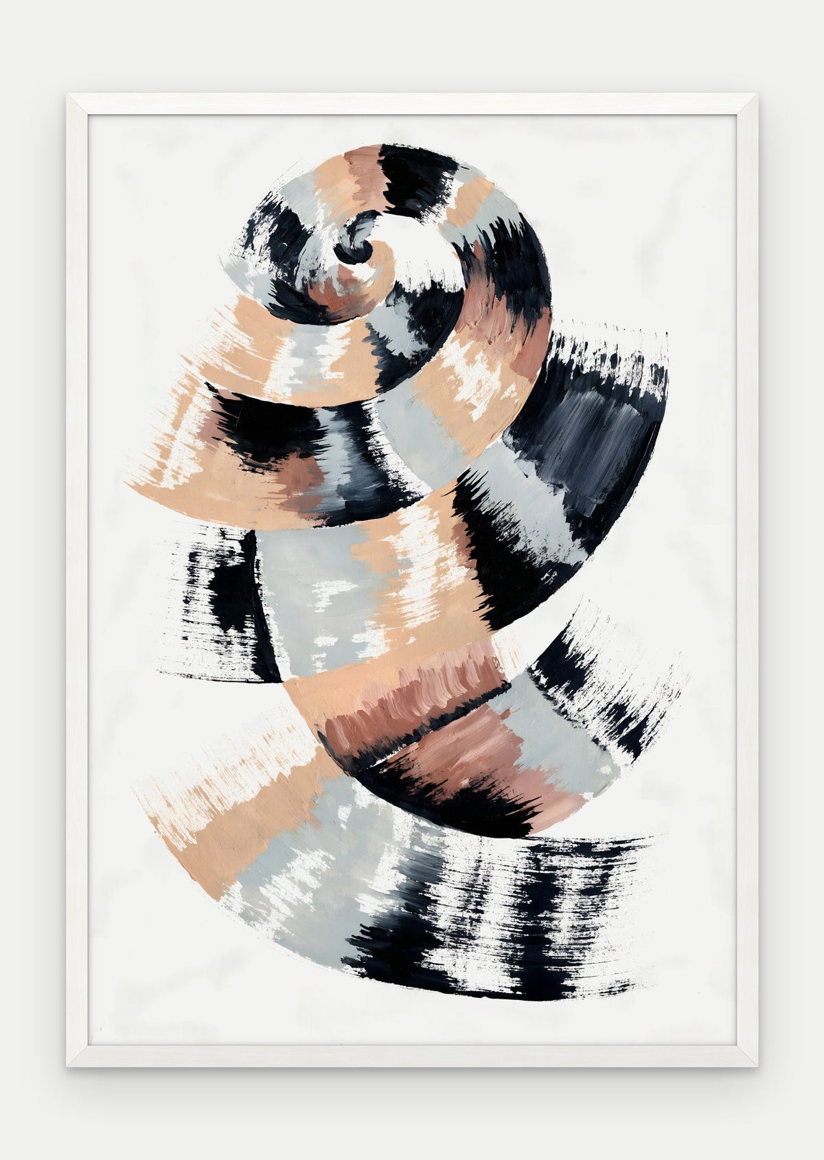 Plakat Zwój w ramie, oprawa: drewno białe, format 70 × 100 cm