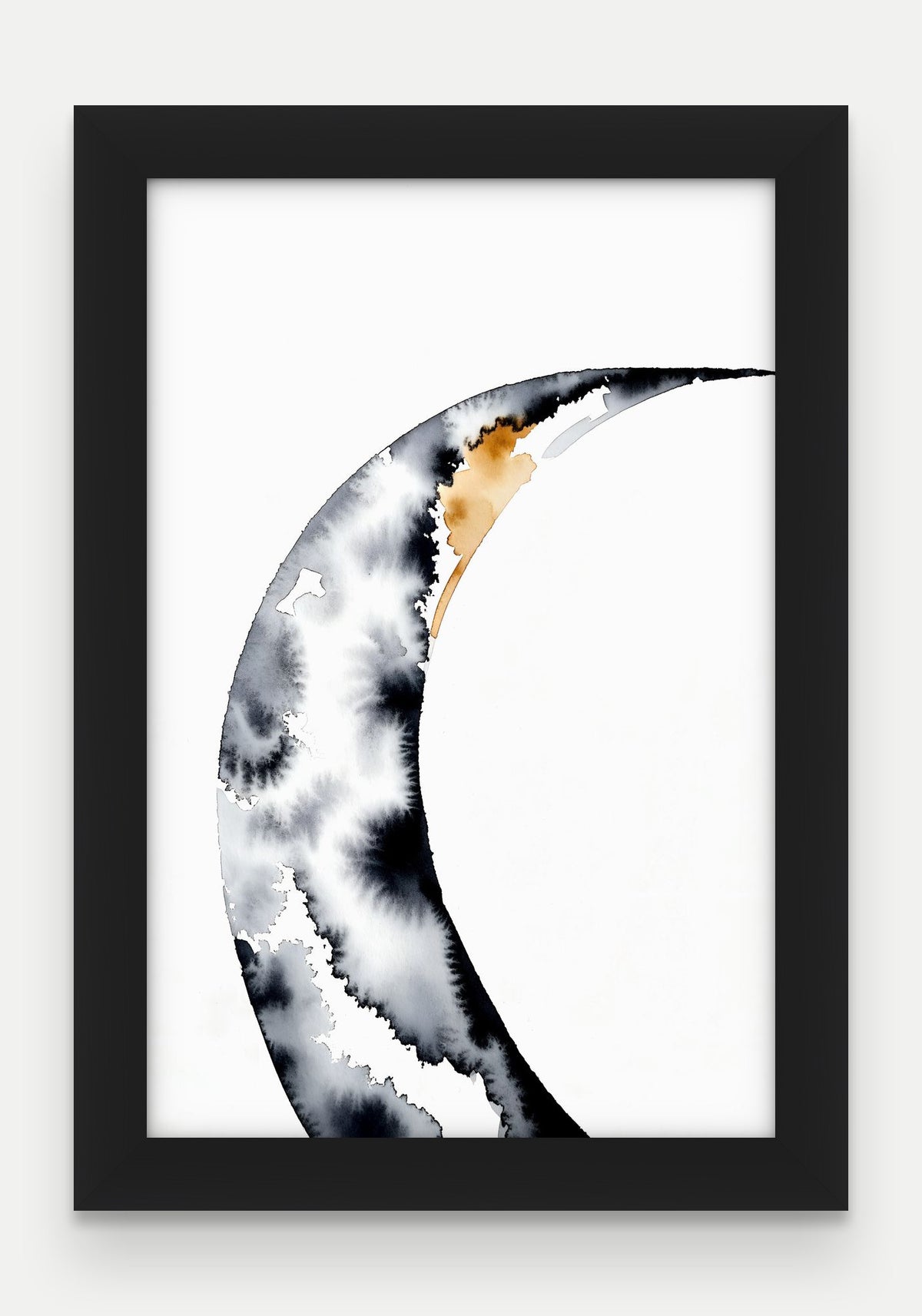 Obraz na płótnie Brzeg w ramie, oprawa: drewno czarne, format 20 × 30 cm