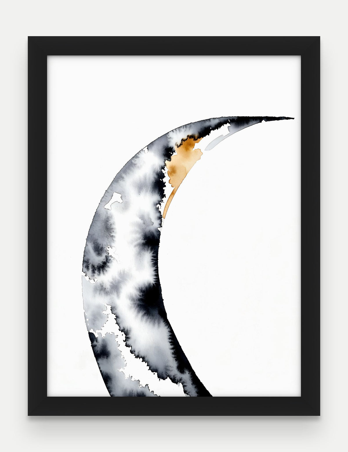 Obraz na płótnie Brzeg w ramie, oprawa: drewno czarne, format 30 × 40 cm