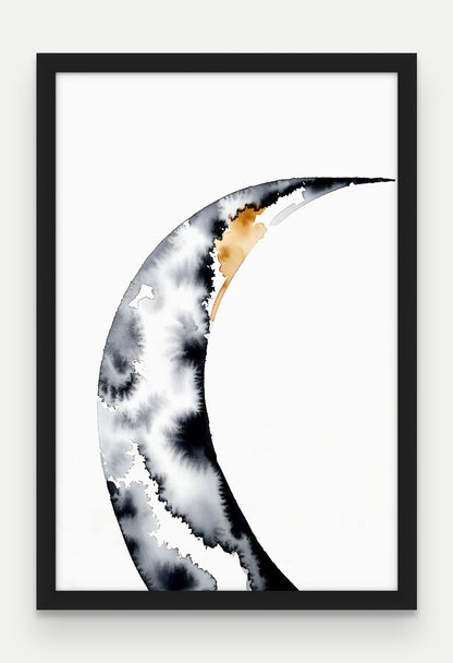 Obraz na płótnie Brzeg w ramie, oprawa: drewno czarne, format 40 × 60 cm