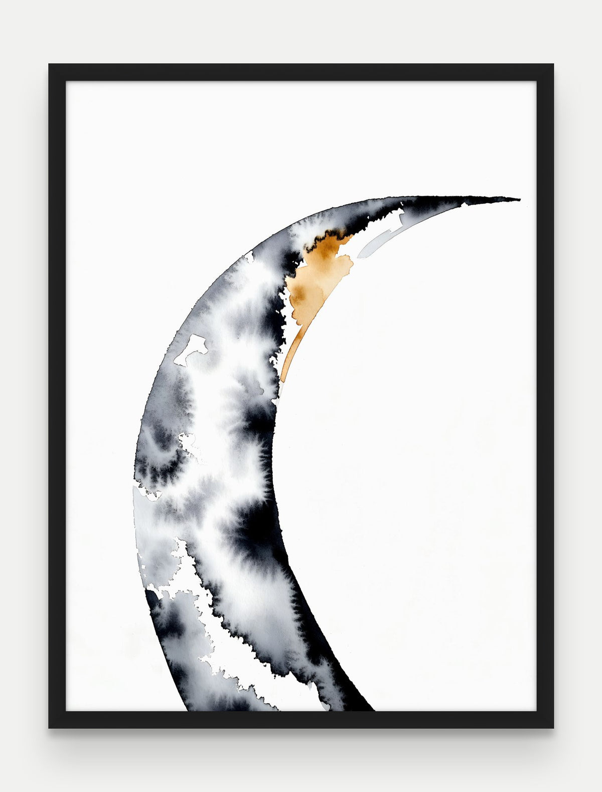Obraz na płótnie Brzeg w ramie, oprawa: drewno czarne, format 60 × 80 cm
