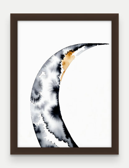 Obraz na płótnie Brzeg w ramie, oprawa: drewno brązowe, format 30 × 40 cm