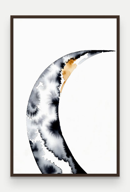 Obraz na płótnie Brzeg w ramie, oprawa: drewno brązowe, format 80 × 120 cm