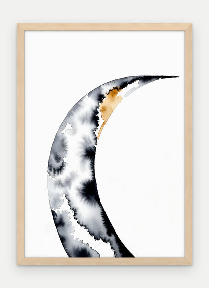 Plakat Brzeg w ramie, oprawa: drewno naturalne, format 50 × 70 cm