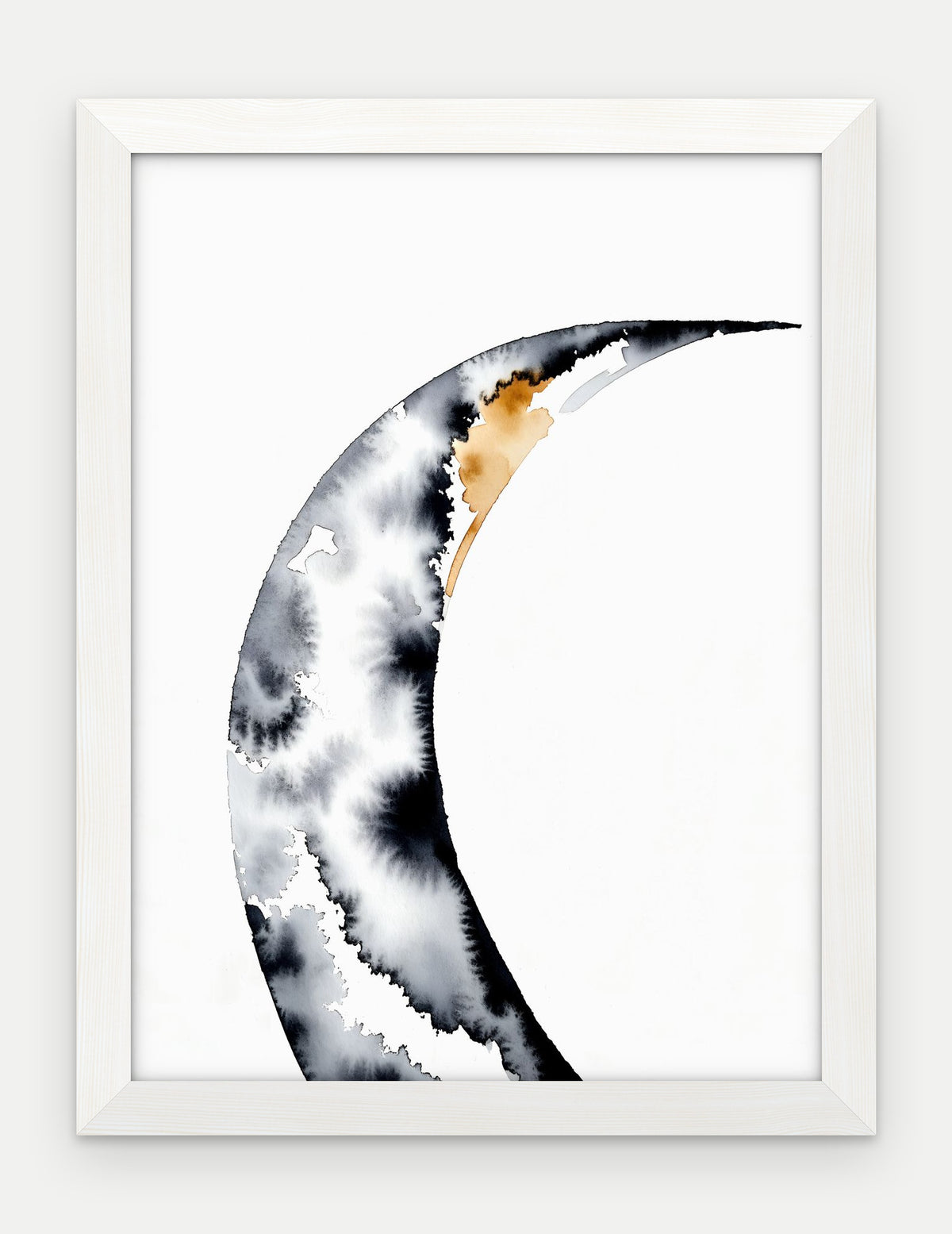 Plakat Brzeg w ramie, oprawa: drewno białe, format 30 × 40 cm