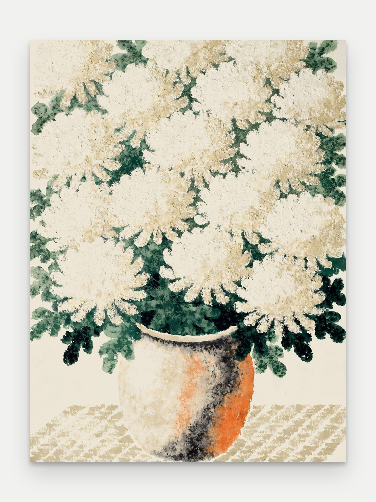 Obraz na płótnie Chryzantemy na blejtramie, bez ramy, format 30 × 40 cm