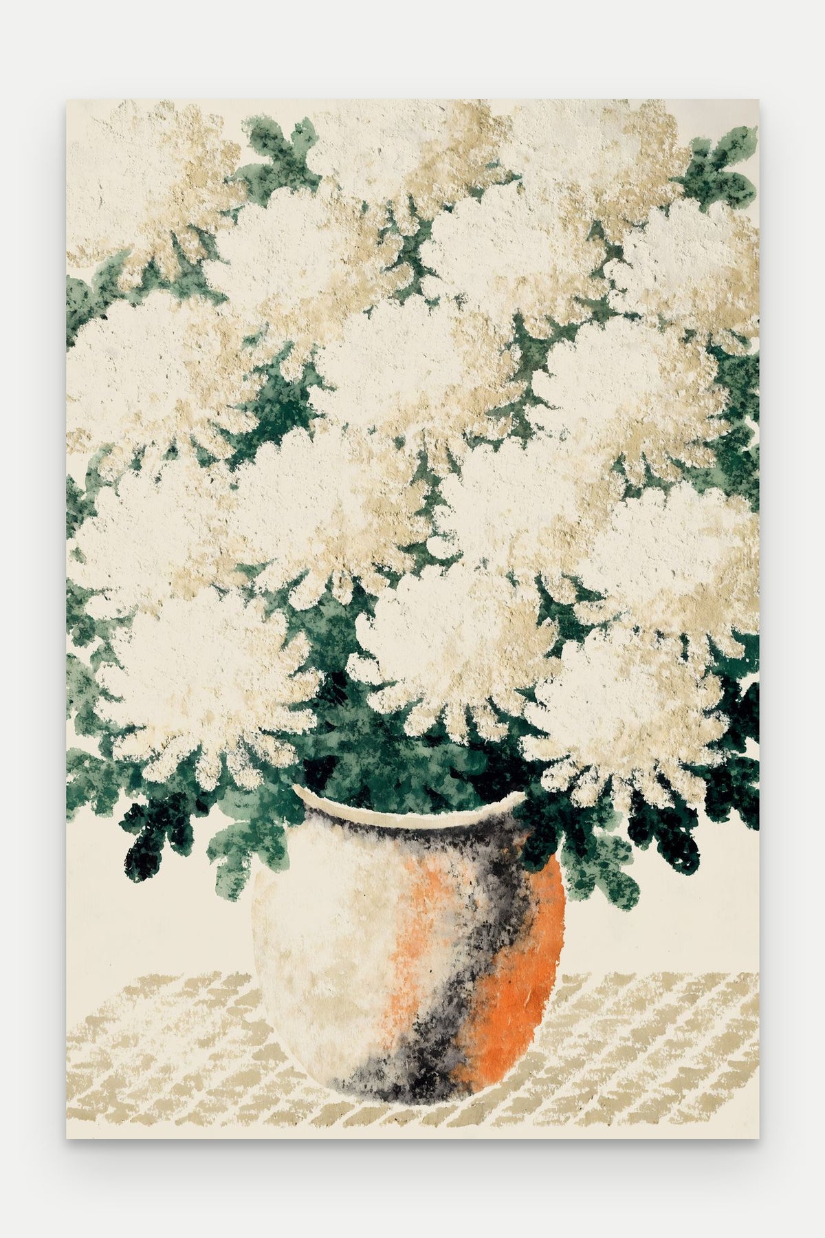 Obraz na płótnie Chryzantemy na blejtramie, bez ramy, format 40 × 60 cm