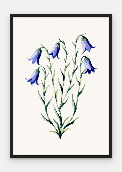 Plakat Dzwonek w ramie, oprawa: drewno czarne, format 70 × 100 cm