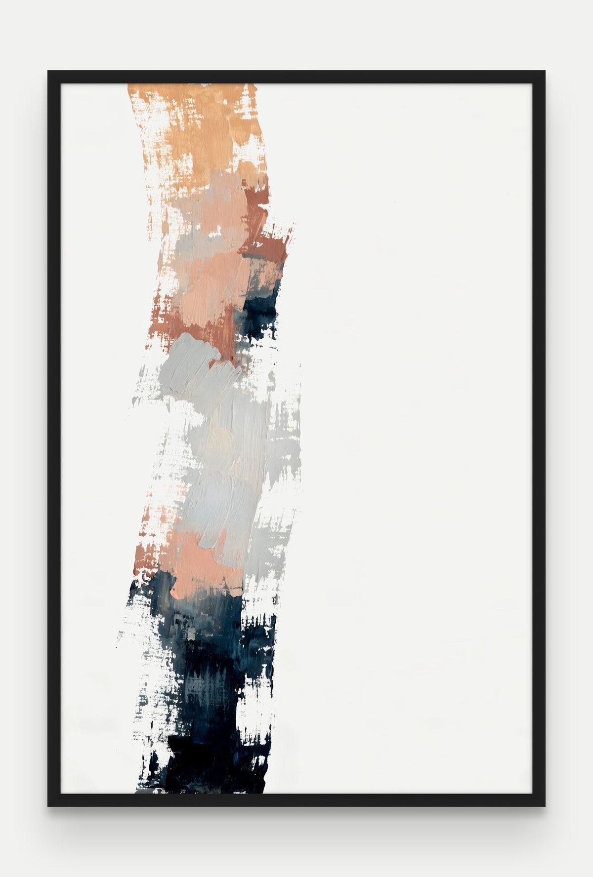 Obraz na płótnie Filar w ramie, oprawa: drewno czarne, format 80 × 120 cm
