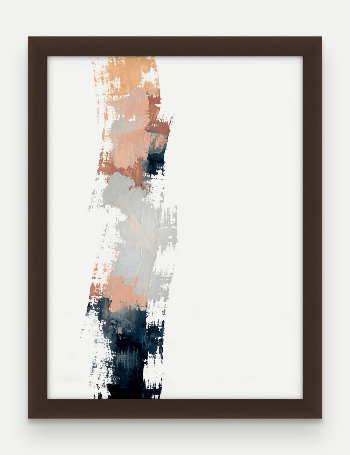 Obraz na płótnie Filar w ramie, oprawa: drewno brązowe, format 30 × 40 cm