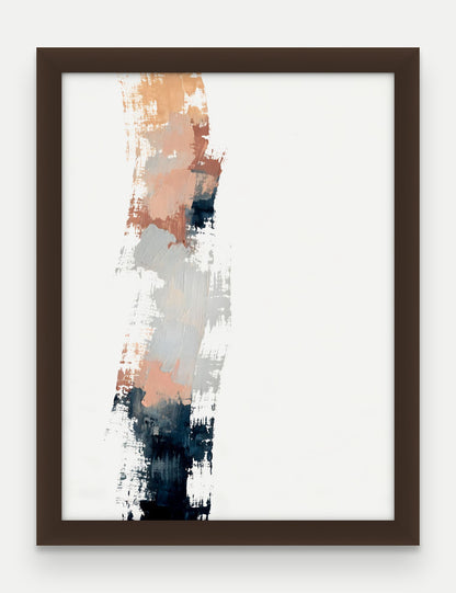 Obraz na płótnie Filar w ramie, oprawa: drewno brązowe, format 30 × 40 cm