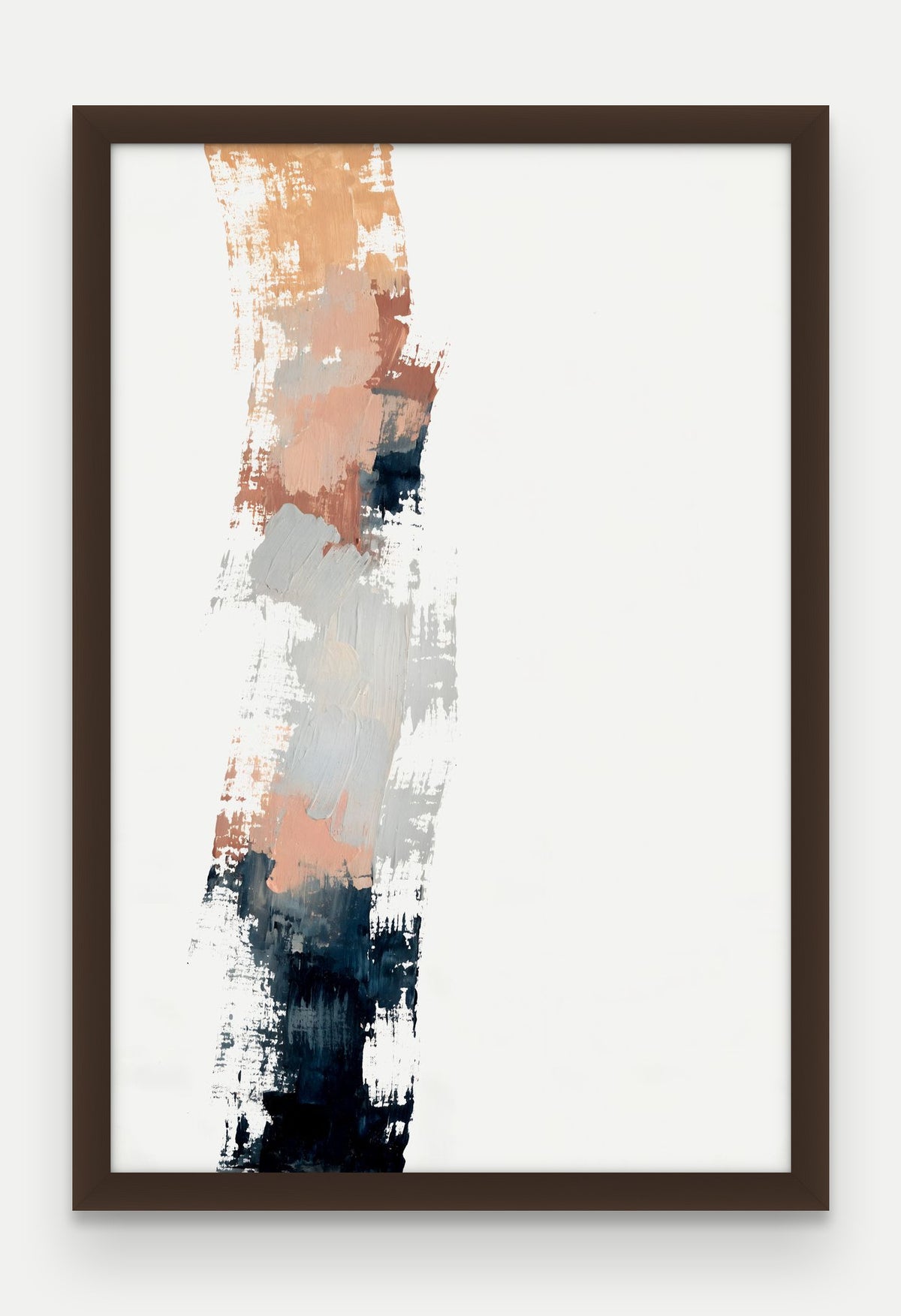 Obraz na płótnie Filar w ramie, oprawa: drewno brązowe, format 40 × 60 cm