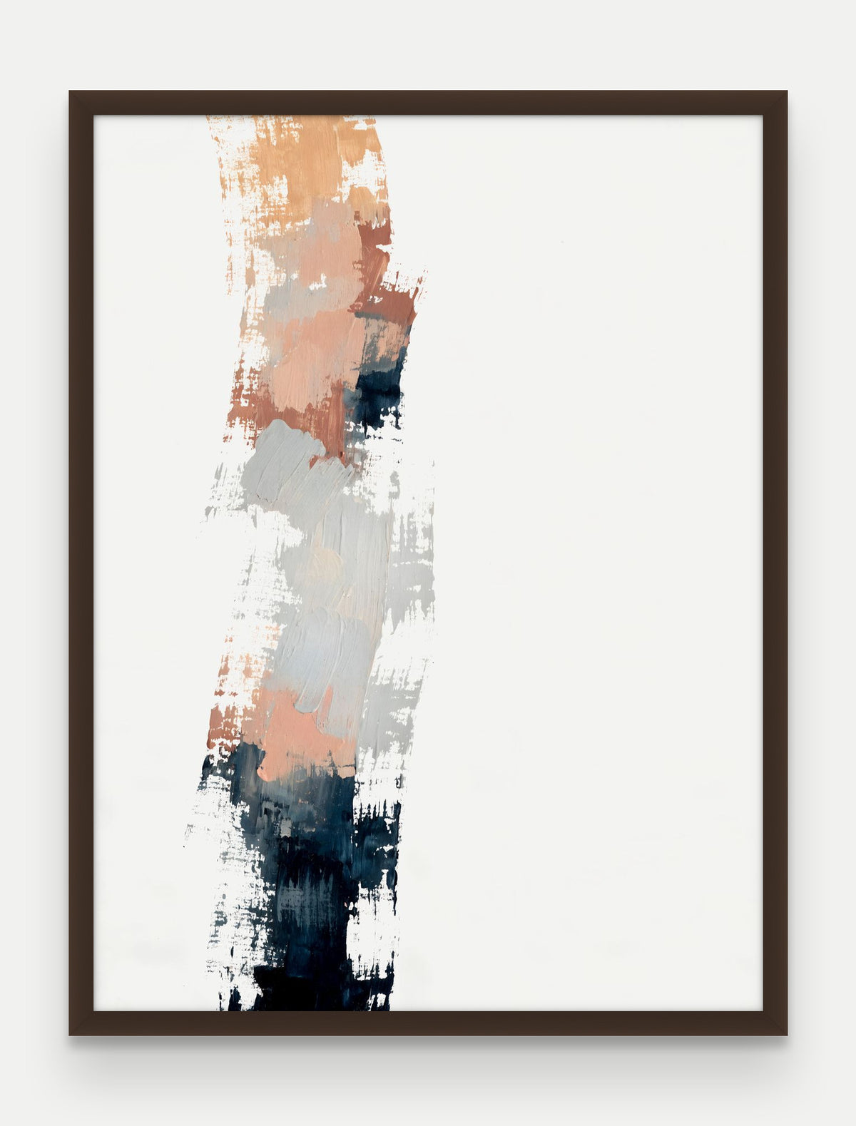 Obraz na płótnie Filar w ramie, oprawa: drewno brązowe, format 60 × 80 cm