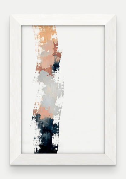 Obraz na płótnie Filar w ramie, oprawa: drewno białe, format 20 × 30 cm