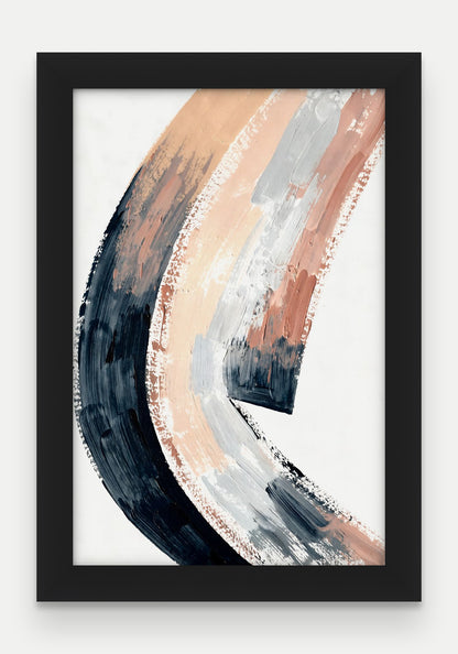 Obraz na płótnie Grań w ramie, oprawa: drewno czarne, format 20 × 30 cm