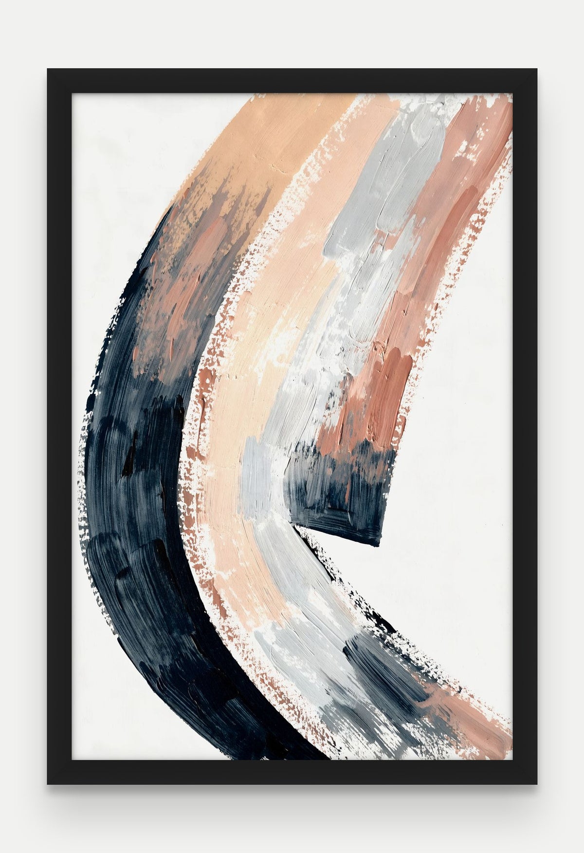 Obraz na płótnie Grań w ramie, oprawa: drewno czarne, format 40 × 60 cm