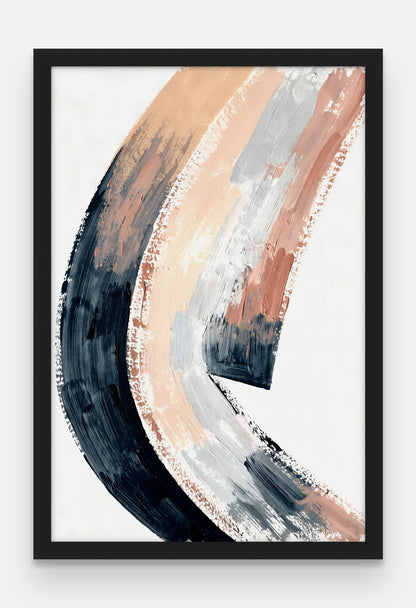 Obraz na płótnie Grań w ramie, oprawa: drewno czarne, format 40 × 60 cm
