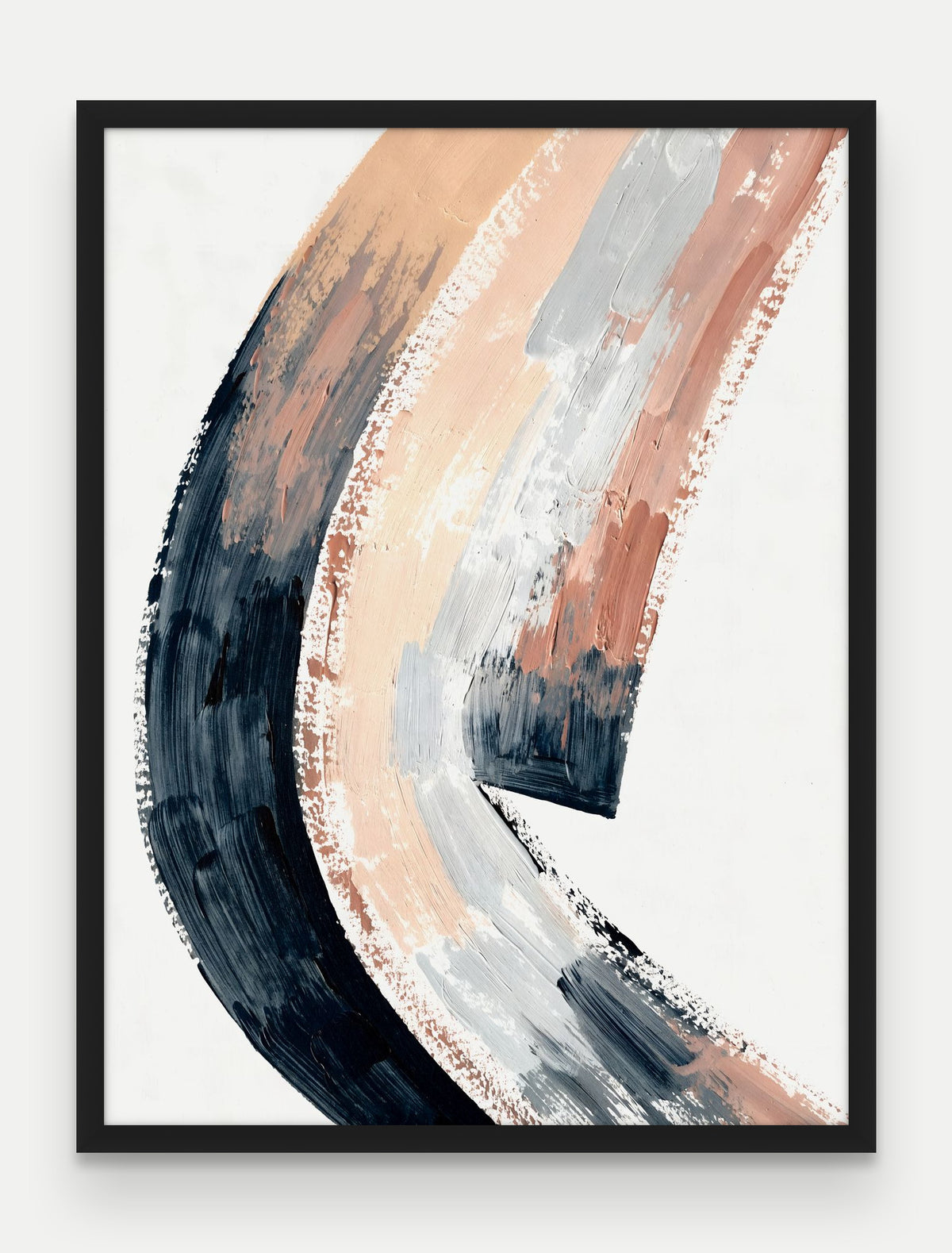 Obraz na płótnie Grań w ramie, oprawa: drewno czarne, format 60 × 80 cm
