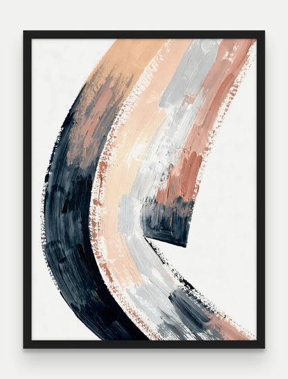 Obraz na płótnie Grań w ramie, oprawa: drewno czarne, format 60 × 80 cm