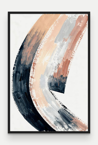 Obraz na płótnie Grań w ramie, oprawa: drewno czarne, format 80 × 120 cm
