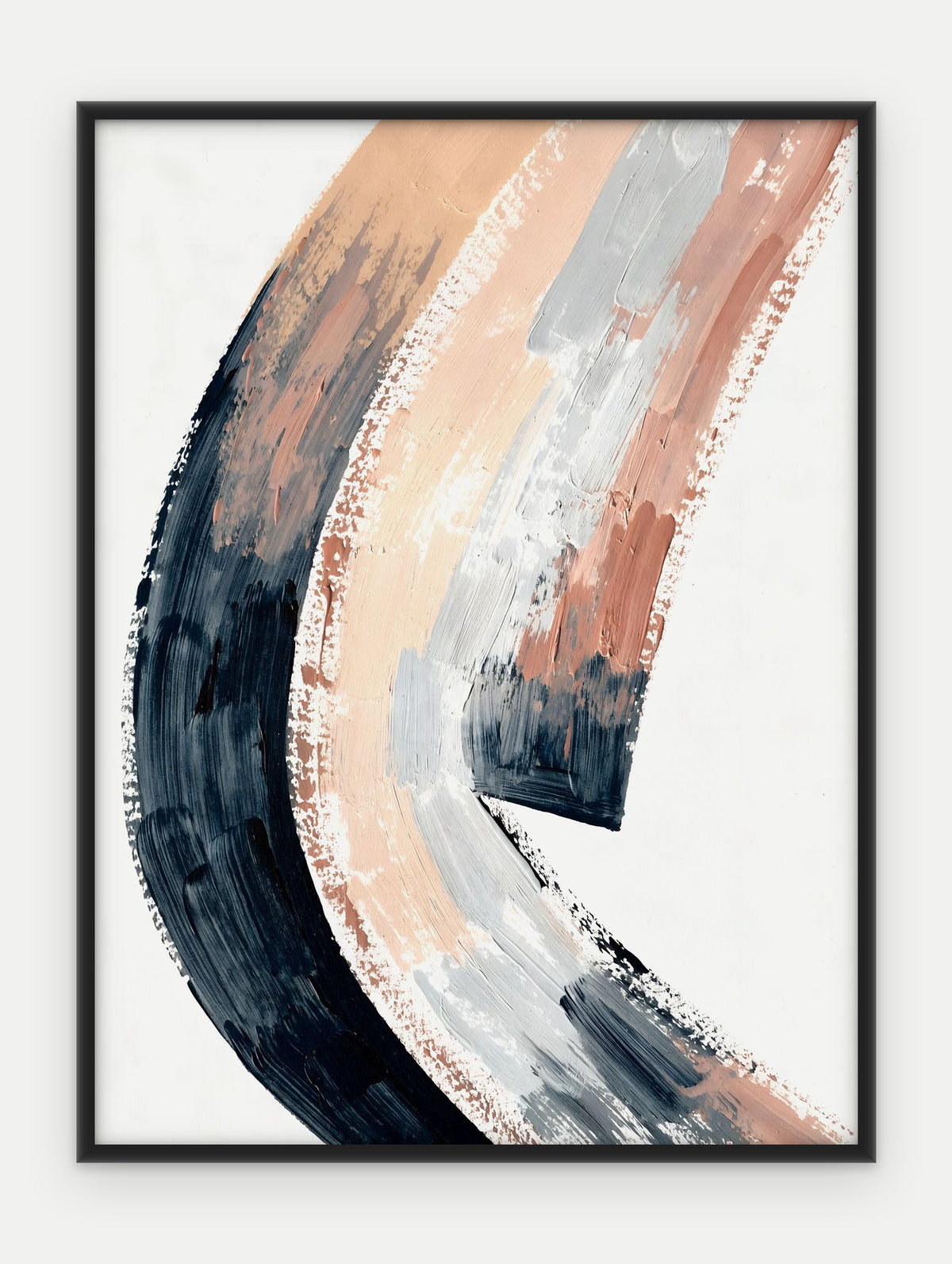 Plakat Grań w ramie, oprawa: aluminium czarne, format 30 × 40 cm