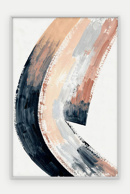 Plakat Grań w ramie, oprawa: aluminium srebrne, format 40 × 60 cm