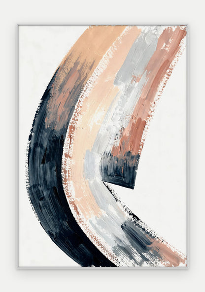 Plakat Grań w ramie, oprawa: aluminium srebrne, format 70 × 100 cm