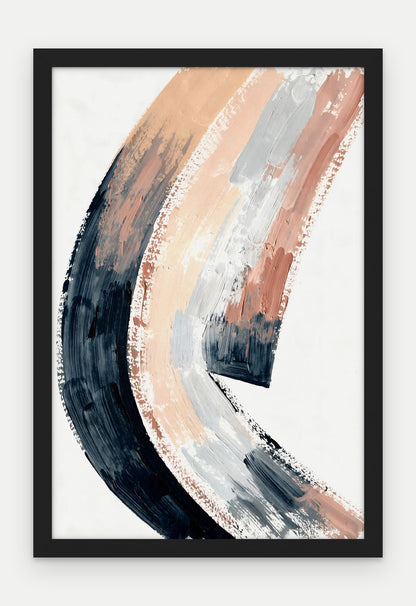 Plakat Grań w ramie, oprawa: drewno czarne, format 40 × 60 cm