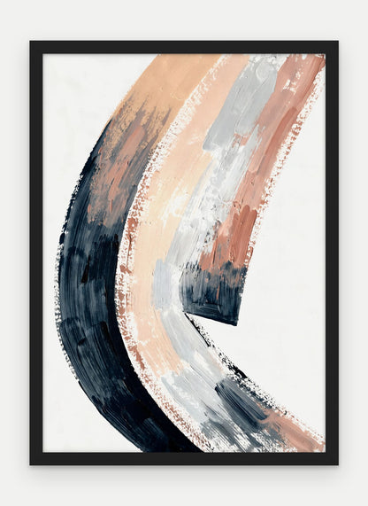 Plakat Grań w ramie, oprawa: drewno czarne, format 50 × 70 cm