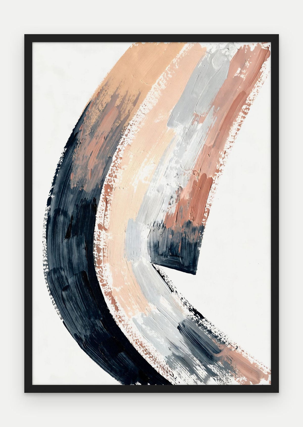 Plakat Grań w ramie, oprawa: drewno czarne, format 70 × 100 cm