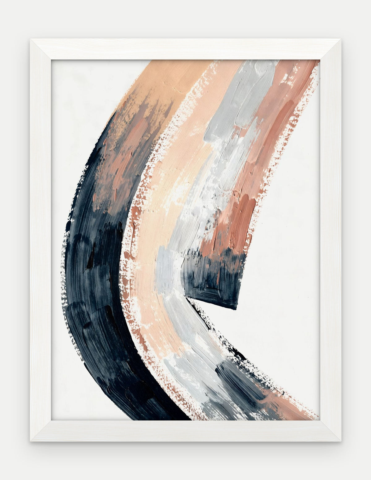 Plakat Grań w ramie, oprawa: drewno białe, format 30 × 40 cm