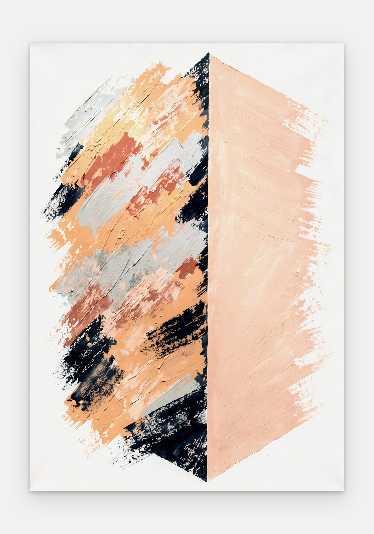 Plakat Granica – plakat abstrakcyjny, sam arkusz bez oprawy