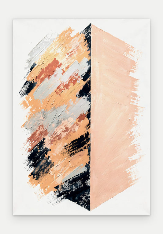 Plakat Granica – plakat abstrakcyjny, sam arkusz bez oprawy