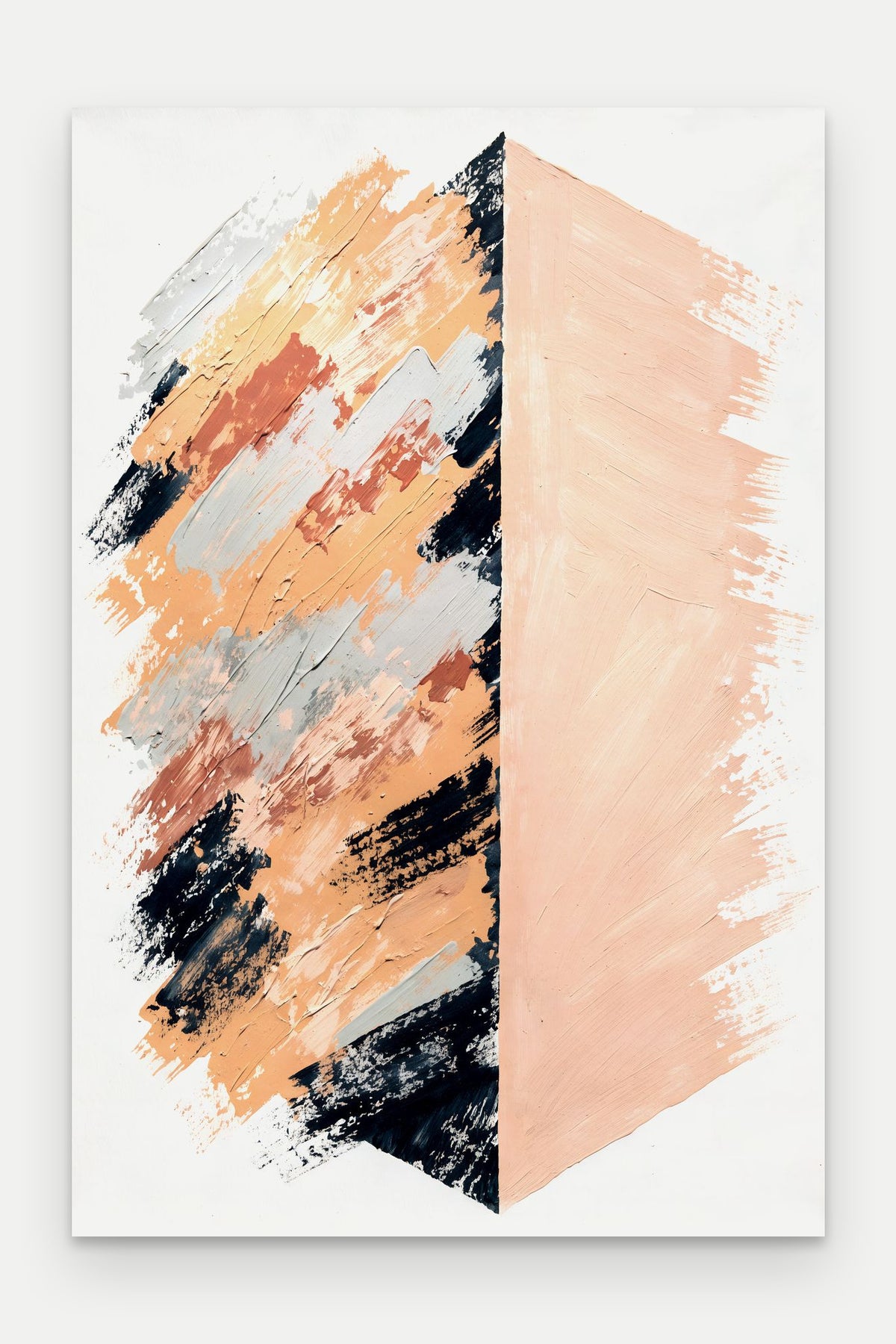 Obraz na płótnie Granica na blejtramie, bez ramy, format 20 × 30 cm