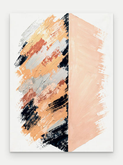 Obraz na płótnie Granica na blejtramie, bez ramy, format 60 × 80 cm