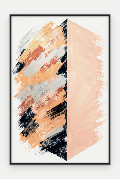 Plakat Granica w ramie, oprawa: aluminium czarne, format 40 × 60 cm
