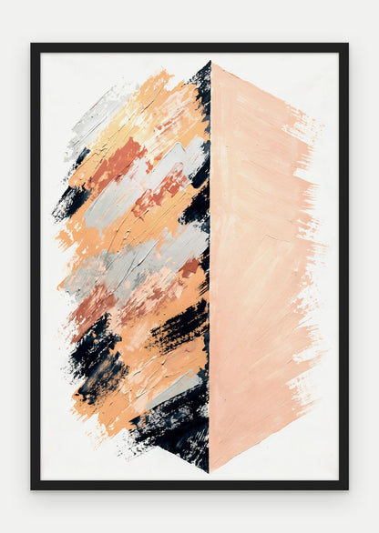 Plakat Granica w ramie, oprawa: drewno czarne, format 70 × 100 cm