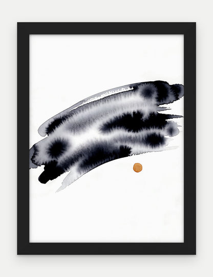 Plakat Horyzont w ramie, oprawa: drewno czarne, format 30 × 40 cm