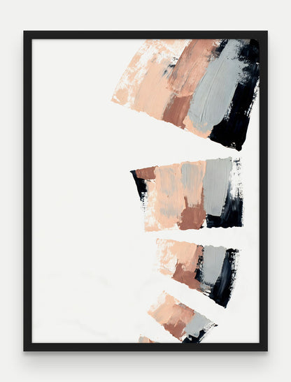 Obraz na płótnie Kaskada w ramie, oprawa: drewno czarne, format 60 × 80 cm