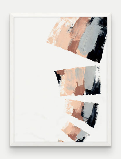 Obraz na płótnie Kaskada w ramie, oprawa: drewno białe, format 60 × 80 cm