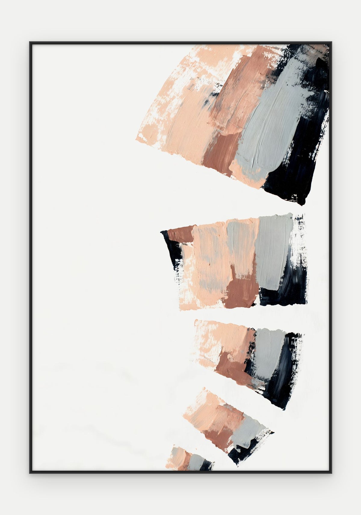 Plakat Kaskada w ramie, oprawa: aluminium czarne, format 70 × 100 cm