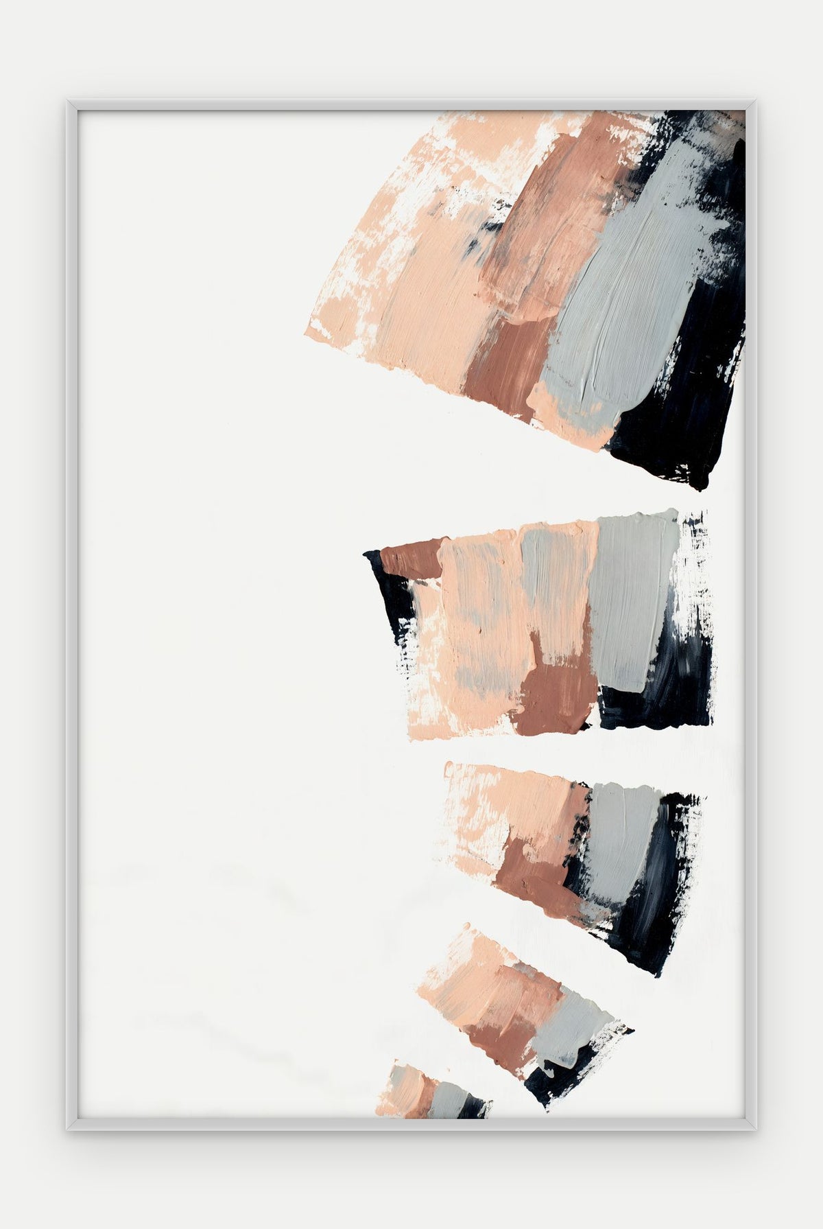 Plakat Kaskada w ramie, oprawa: aluminium srebrne, format 40 × 60 cm