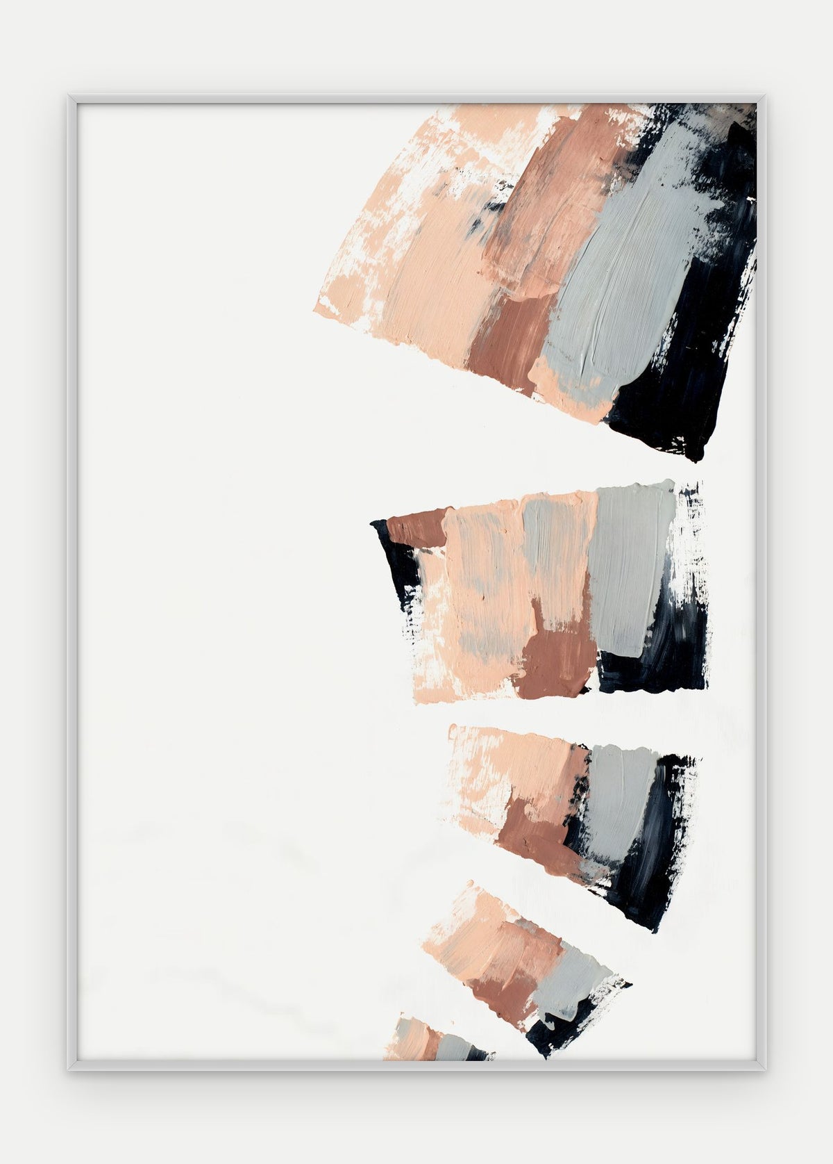 Plakat Kaskada w ramie, oprawa: aluminium srebrne, format 50 × 70 cm