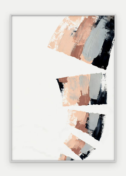 Plakat Kaskada w ramie, oprawa: aluminium srebrne, format 50 × 70 cm