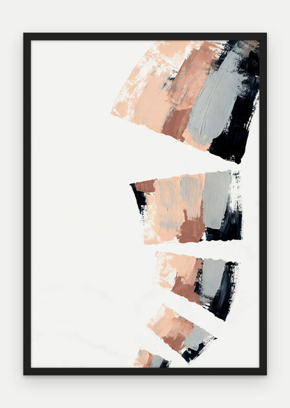 Plakat Kaskada w ramie, oprawa: drewno czarne, format 70 × 100 cm