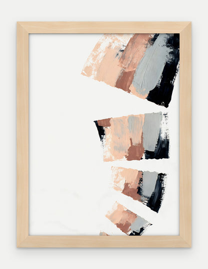 Plakat Kaskada w ramie, oprawa: drewno naturalne, format 30 × 40 cm