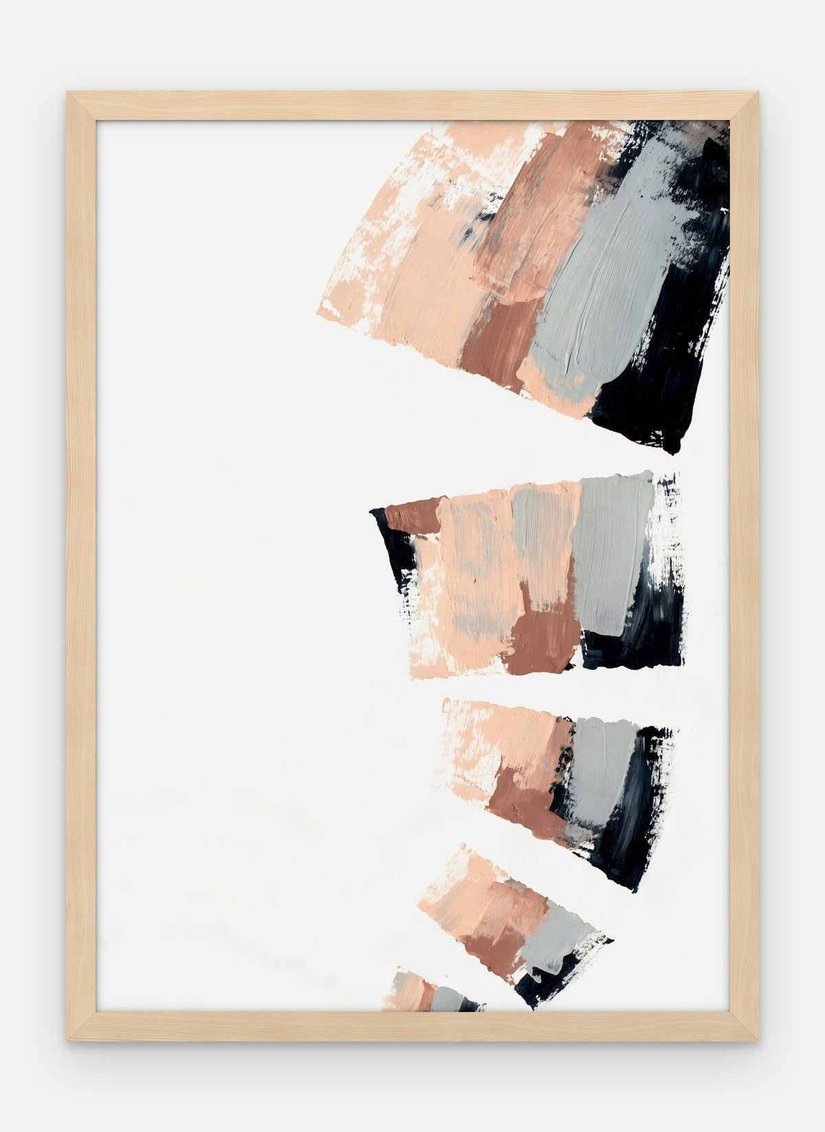 Plakat Kaskada w ramie, oprawa: drewno naturalne, format 50 × 70 cm