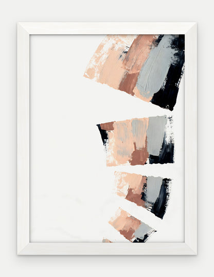 Plakat Kaskada w ramie, oprawa: drewno białe, format 30 × 40 cm